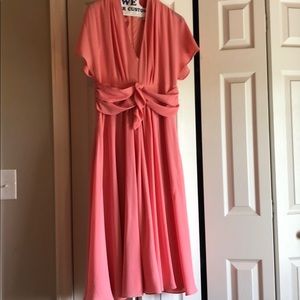 Gal Meets Glam Jane Tie-Waist MIDI Dress